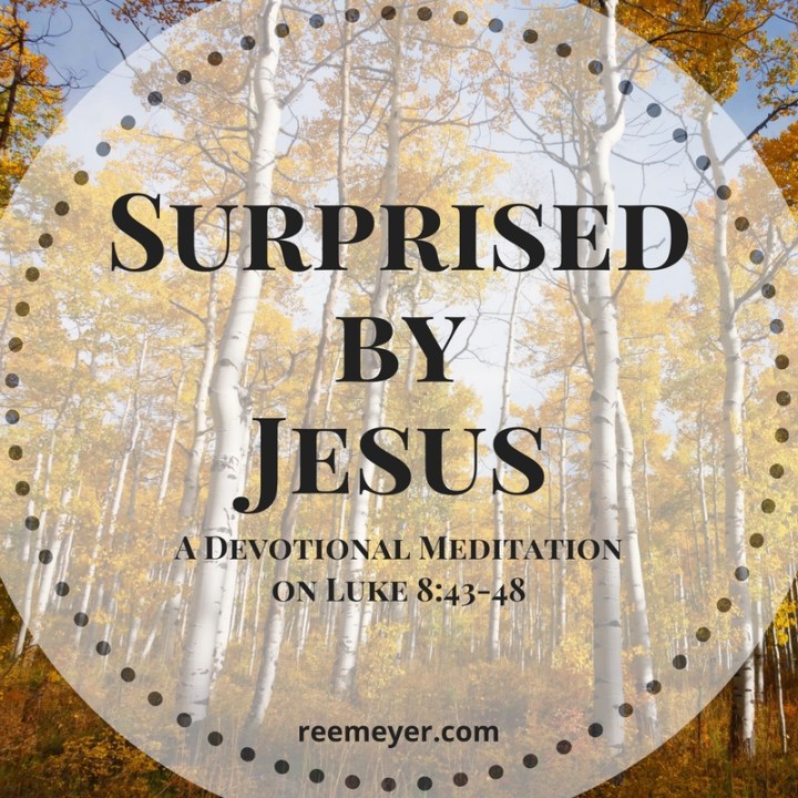 Surprised by Jesus: A Devotional Meditation on Luke 8:43-48